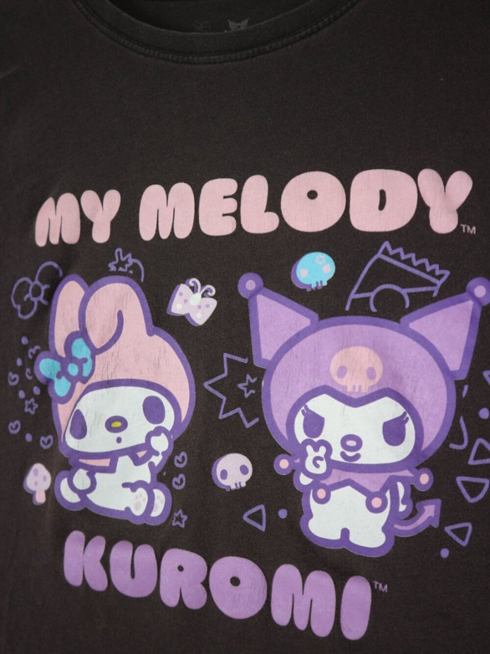 My Melody Kuromi Sanrio Brown Shirt Mens Large - Picture 3 of 6
